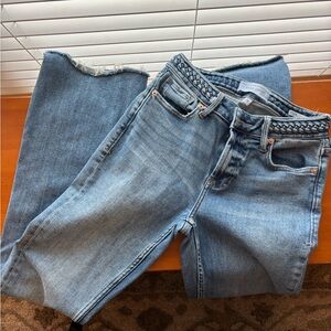 Dear John Light Blue Braided Denim Jeans